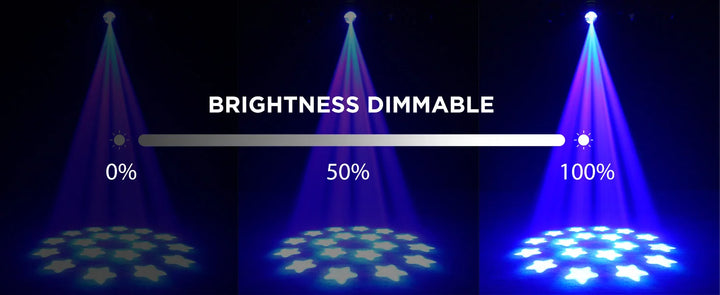 U’King 2Pcs 150W Beam Moving Head Lights With Airline Case 18Prism 8Gobo Stage Light&Flightcase Set For Wedding Party KTV Bar