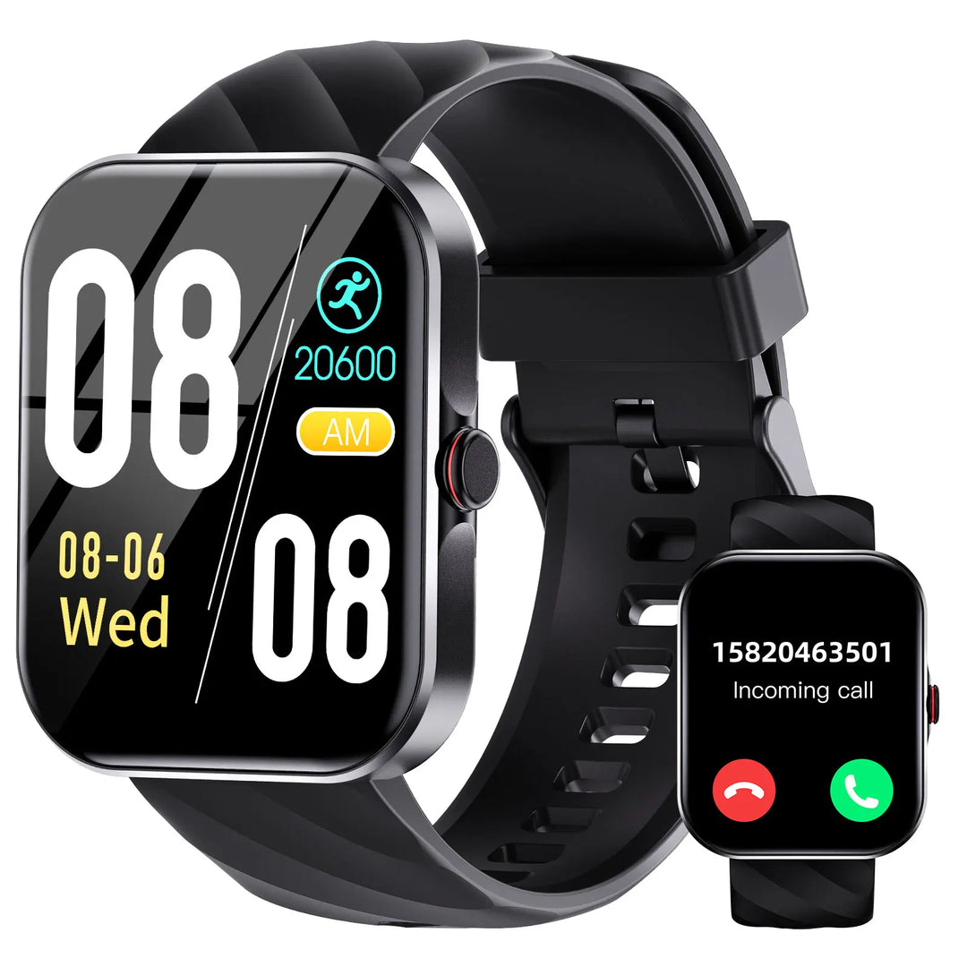 LaNikar Smart Watches 1.91”Fitness Tracker with Heart Rate Sleep Monitor Full Touch Screen Compatible