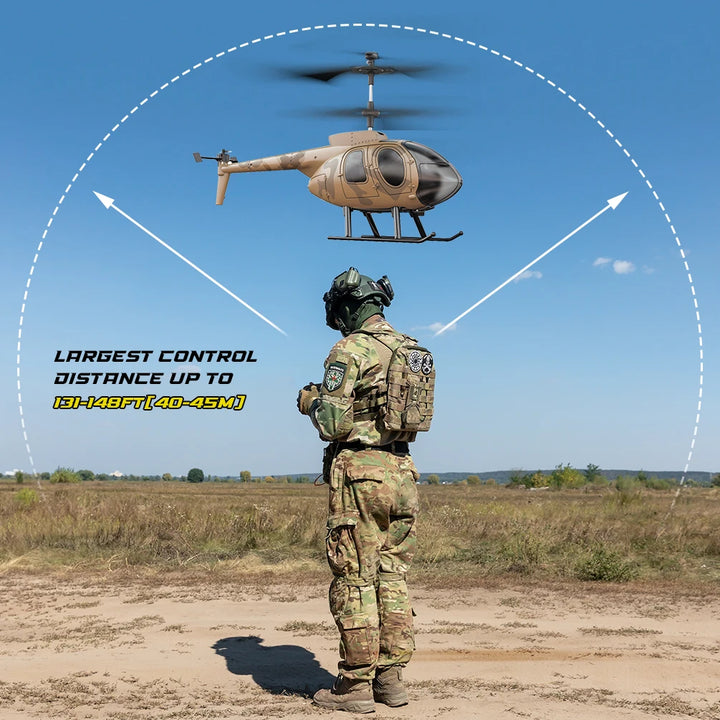 Vatos remote controlled helicopter camouflage 2.4GHz radio indoor RC helicopter toy one click takeoff for kids