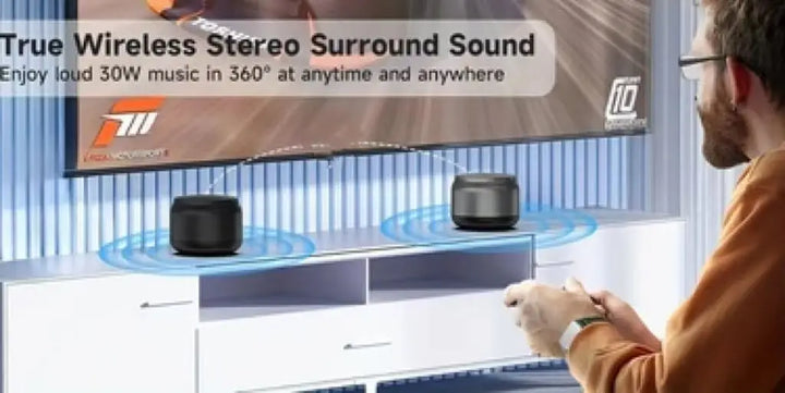 L6 Portable Bluetooth Wireless Speaker Waterproof USB Outdoor Loudspeaker Music Surround Bass Box Speakers For thinkplus IOS