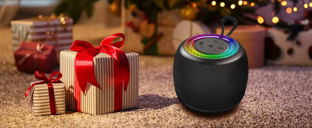 FanFun Karaoke Machine for Adults and Kids, wired Speaker with 1 Microphones, Portable Party Karaoke Speaker with DJ Lights