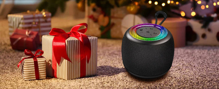 FanFun Karaoke Machine for Adults and Kids, wired Speaker with 1 Microphones, Portable Party Karaoke Speaker with DJ Lights