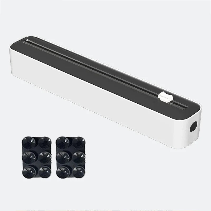 2-in-1 Wall-Mounted Food Wrap and Foil Dispenser with Cutter