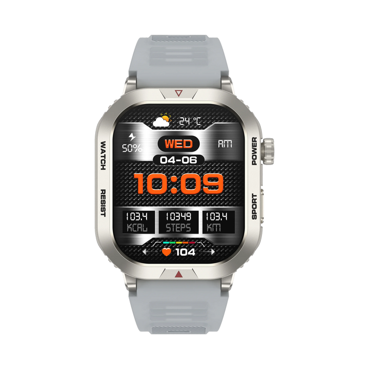 2.01 inch Smartwatch Bluetooth Call Heart Rate  Exercise Tracker Men Women Outdoor Exercise Smartwatch For IOS Android