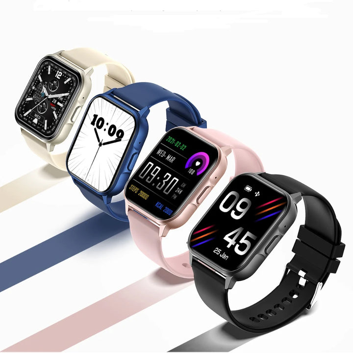 1.83" TFT Smartwatch, Voice Call Music Health Monitor, Exercise Tracker, Android IOS Waterproof Smartwatches For Men Women