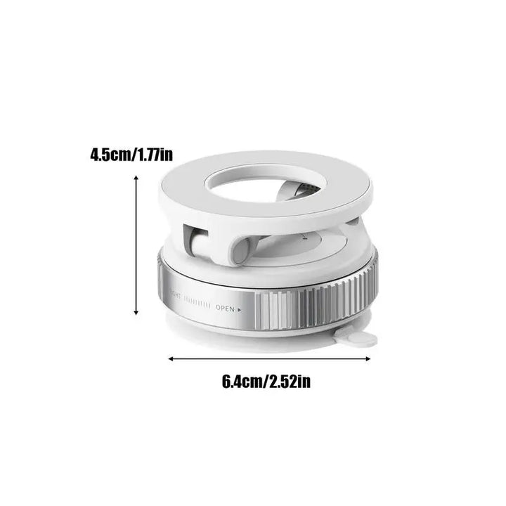 Car Mount Electric Vacuum Magnetic Holder 360degree Rotatable Foldable Strong Suction Stand For Smartphone Live Streaming