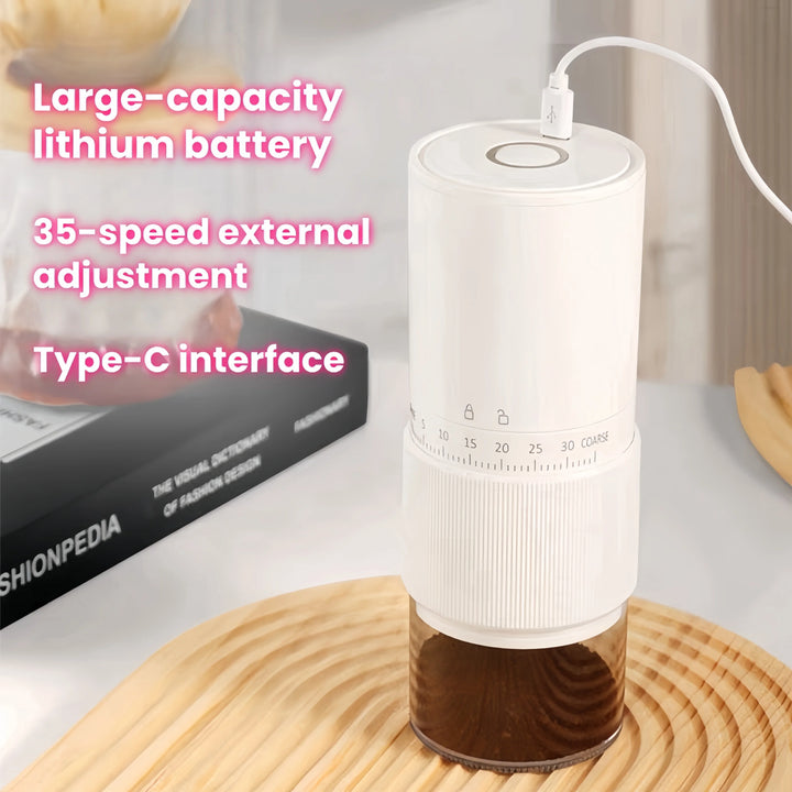 New Portable Electric Coffee Bean Grinder Household 1000mAh