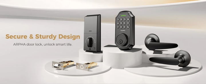 Arpha Smart Door Lock D180H Electronic Lock Bluetooth Door Lock 100 Password App Control Combination Lock Long Battery Life