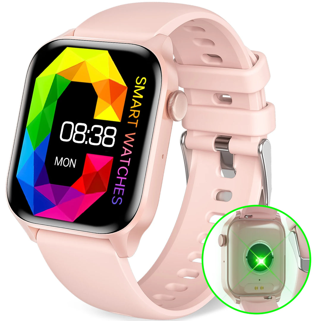 EIGIIS Smart Watch for Women 1.85" HD Call Receive Touch Screen Smartwatch with Multiple Sports Modes