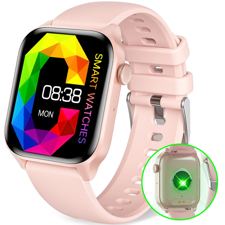 EIGIIS Smart Watch for Women 1.85" HD Call Receive Touch Screen Smartwatch with Multiple Sports Modes