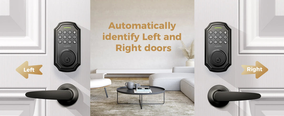 Arpha Smart Door Lock D180H Electronic Lock Bluetooth Door Lock 100 Password App Control Combination Lock Long Battery Life