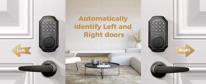 Arpha Smart Door Lock D180H Electronic Lock Bluetooth Door Lock 100 Password App Control Combination Lock Long Battery Life