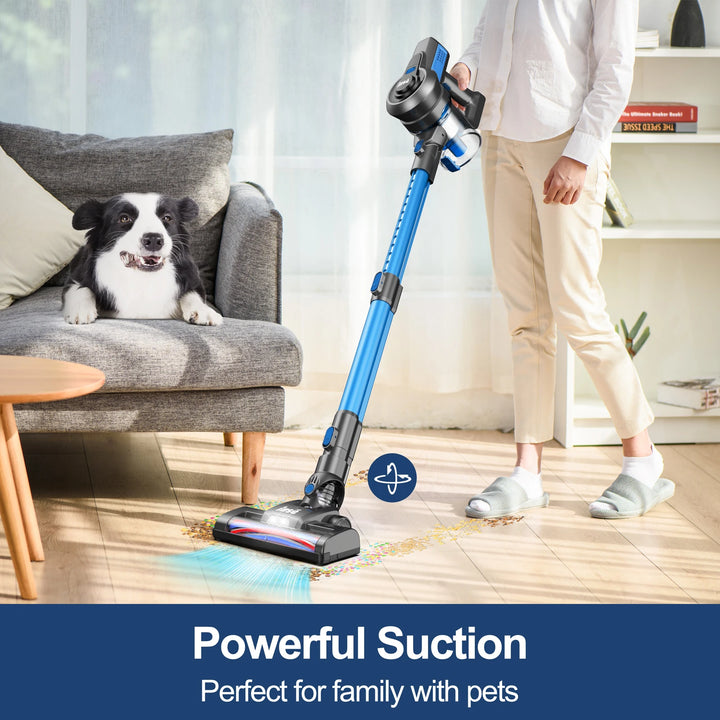 INSE N650 Cordless Vacuum Cleaner 4-Stage Advanced Filtration System Captures 99.99% of fine particles