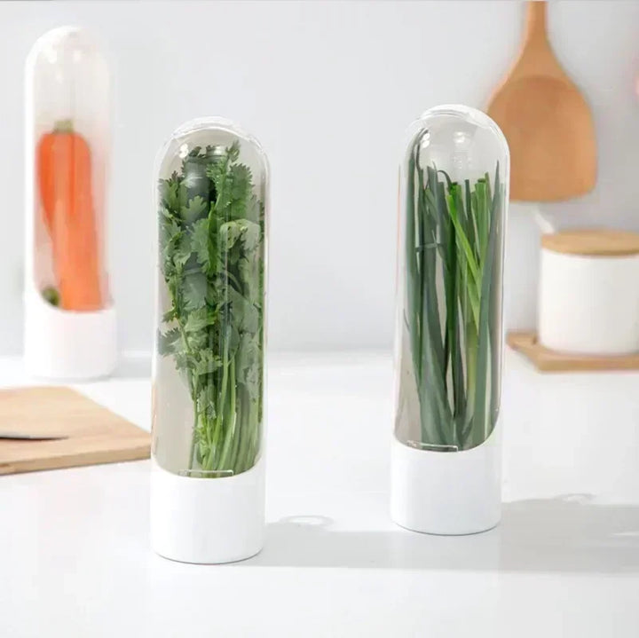 FreshKeep Refrigerator Herb & Vegetable Storage Container