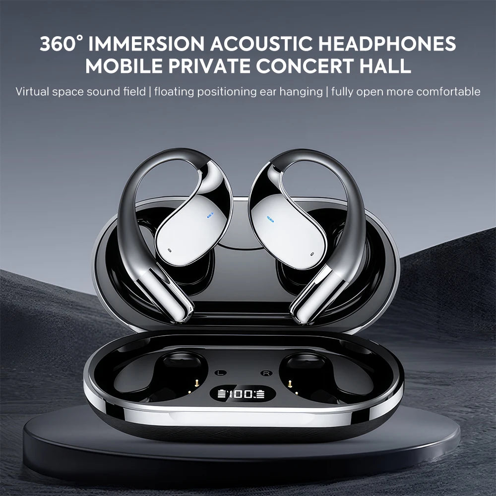Mpow YYK-Q39 Wireless Earphones Bluetooth 5.4 Headphone OWS Open Ear Earbuds HIFI Heavy Bass Ultra-long-time Sports Earbuds TWS