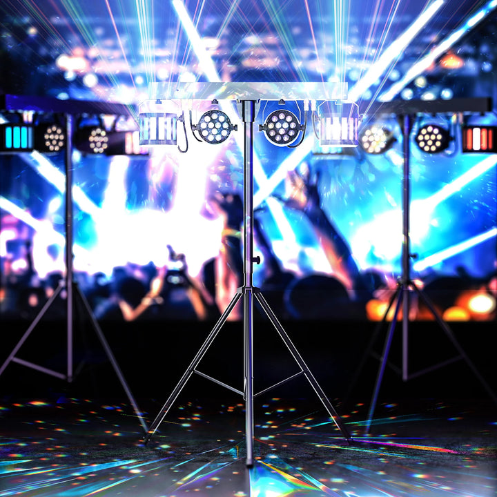 U`King Combination Bracket Lights 60W RGBW LED Par Light DMX Controlled Stage Light For DJ Disco Concerts Wedding Birthday Party