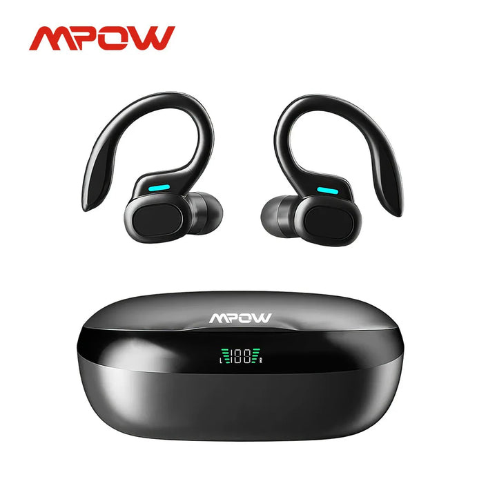 Mpow SP16 Bluetooth V5.3 Headphone with CVC 8.0 Dual Mic Noise Cancelling Wireless Headset 160Hrs Talktime for iOS Android Phone