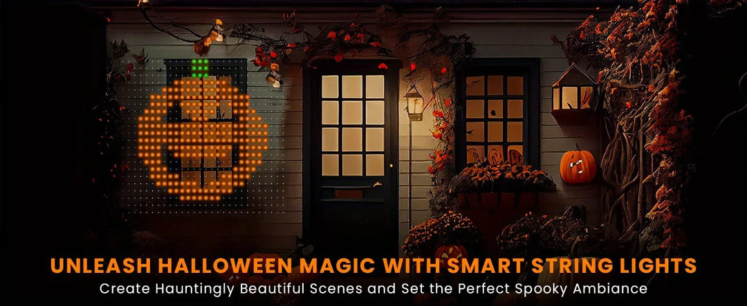 400 LED Smart Curtain Fairy Lights DIY Christmas String Light RGB Changing Music Sync Text Remote App Controlled Curtain Lights