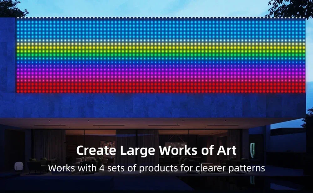 Smart Curtain Lights String App Controlled LED Window Hanging Curtain Lights 300/200 LED RGB Color Music Pattern  Change Display