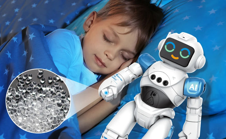 VATOS RC Robot Toy for Kids Smart Talking Voice Remote Control Robot Gesture Sensing Emo Robot Toy for Boys Girls Birthday Gift