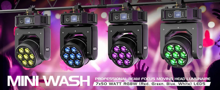 U'King 300W Moving Head DJ Lights LEDs BEE'S EYE Stage Lights DMX Control&Sound Activated For DJ Bar Christmas wedding Party
