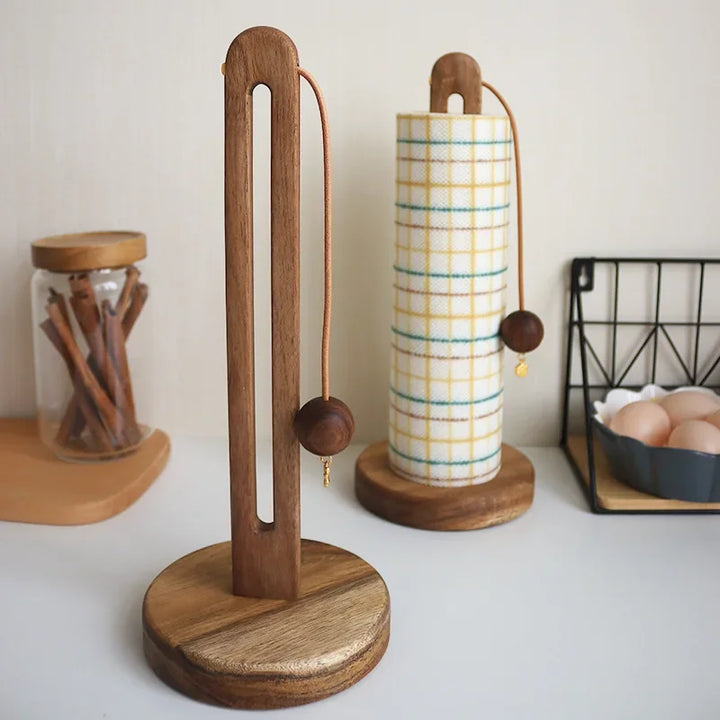 WoodEase Multifunctional Kitchen Paper Towel & Wrap Organizer