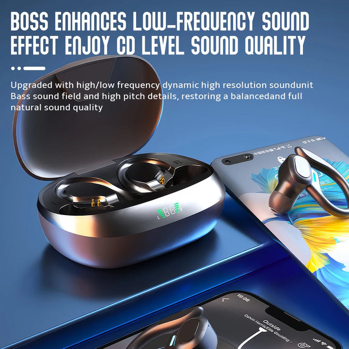 Mpow SP16 Bluetooth V5.3 Headphone with CVC 8.0 Dual Mic Noise Cancelling Wireless Headset 160Hrs Talktime for iOS Android Phone