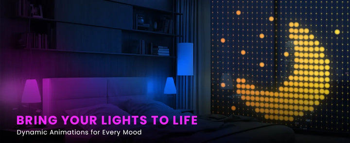 400 LED Smart Curtain Fairy Lights DIY Christmas String Light RGB Changing Music Sync Text Remote App Controlled Curtain Lights