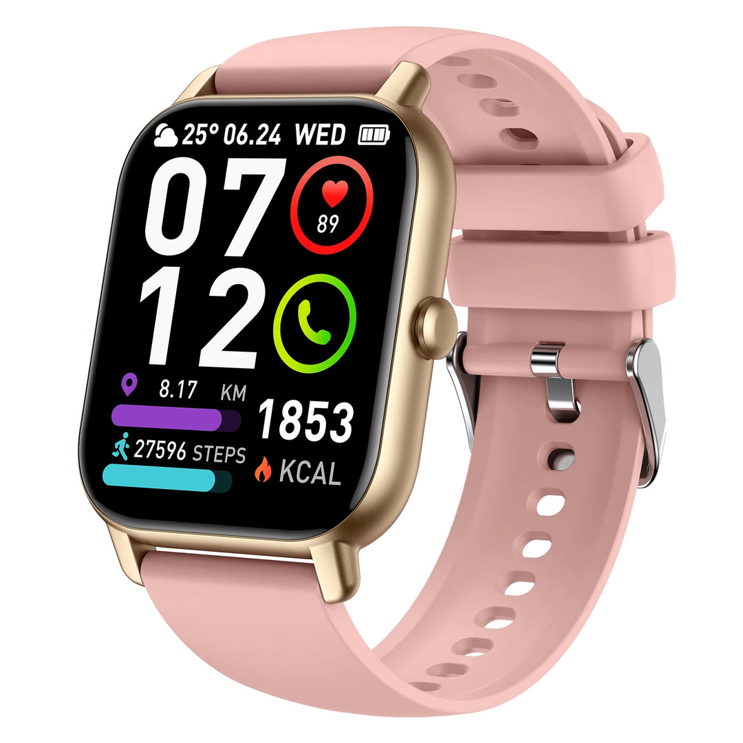 EIGIIS Smart Watch For Men Women P66D 1.85" TFT Health Monitoring IP68 Waterproof Bluetooth Call Multifunction Fitness Tracker