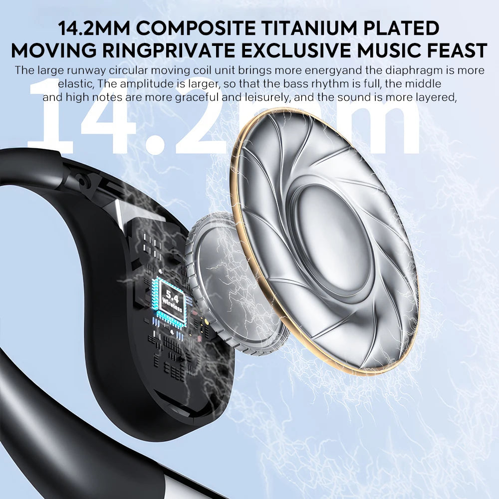 Mpow YYK-Q39 Wireless Earphones Bluetooth 5.4 Headphone OWS Open Ear Earbuds HIFI Heavy Bass Ultra-long-time Sports Earbuds TWS