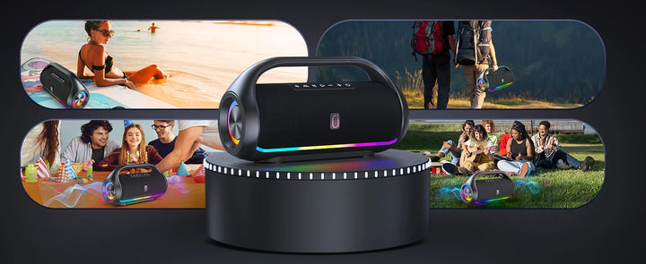 FanFun Bluetooth Speaker Output Power Bluetooth Speaker with Excellent Bass Performace Waterproof Camping Outdoor