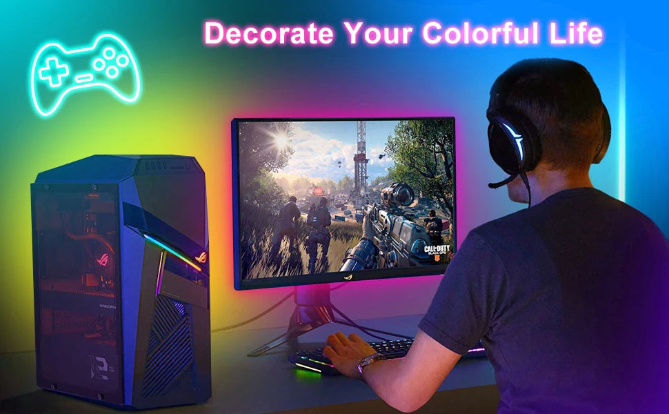 LED Neon Light Strip With Tuya Intelligent Control RGB Waterproof Neon Rope Light Suitable For Outdoor Decoration Of Houses