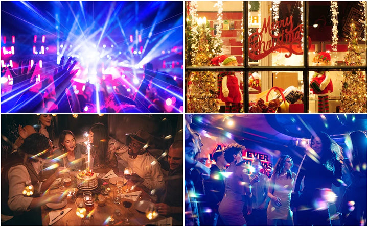 U`King Combination Bracket Lights 60W RGBW LED Par Light DMX Controlled Stage Light For DJ Disco Concerts Wedding Birthday Party