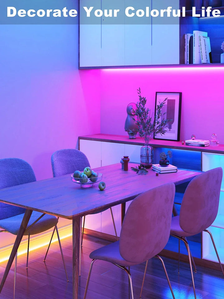 LED Neon Light Strip With Tuya Intelligent Control RGB Waterproof Neon Rope Light Suitable For Outdoor Decoration Of Houses