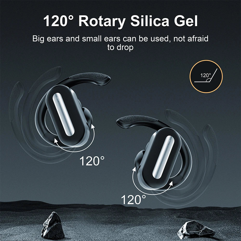 Mpow SP36 In-ear Bluetooth 5.4 Headphones Touch Control TWS Earphones with Earhook Wireless Sports Earphones 40 Hours Playtime