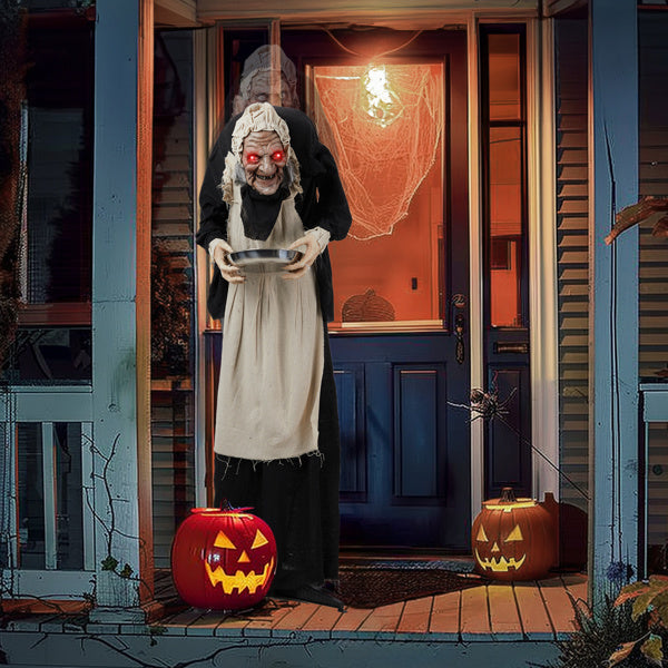 5 FT Maid Halloween Standing Decoration