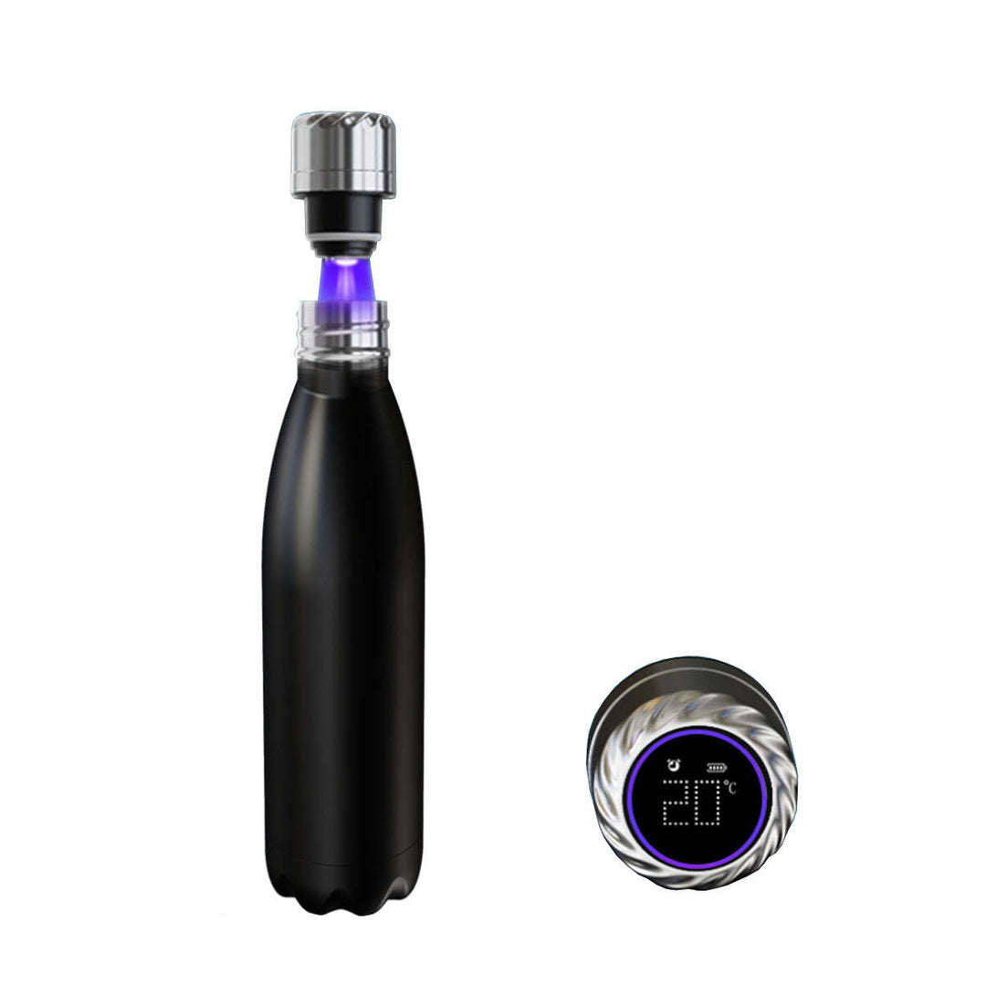 Aquaala UV Water Bottle With Temp Cap