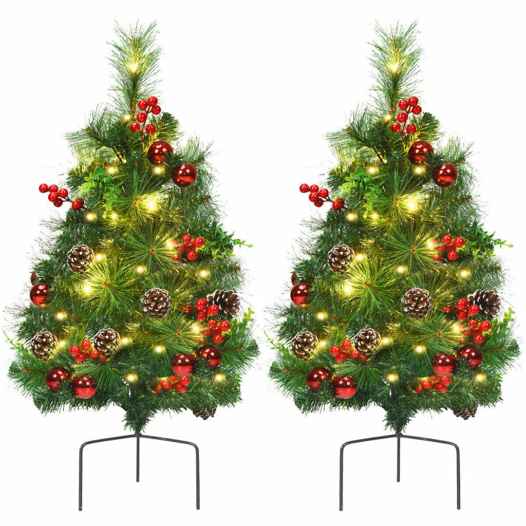 2 PCS 29 Inch Christmas Trees