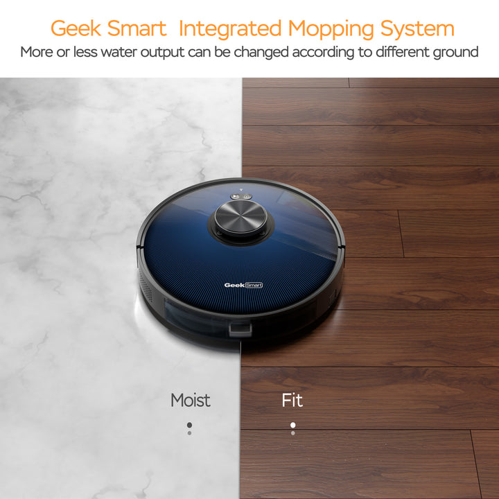 L7 Robot Vacuum Cleaner and Mop, LDS Navigation, Wi-Fi Connected APP, Selective Room Cleaning,MAX 2700 PA Suction