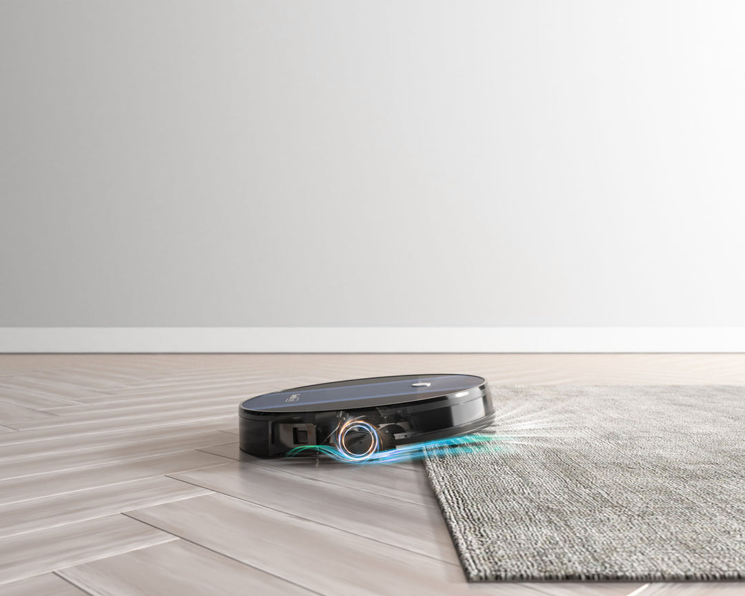 Robot Vacuum Cleaner G6, Ultra-Thin, 1800Pa Strong Suction, Automatic Self-Charging, Wi-Fi Connectivity, App Control, Custom Cleaning, 100mins Run Time