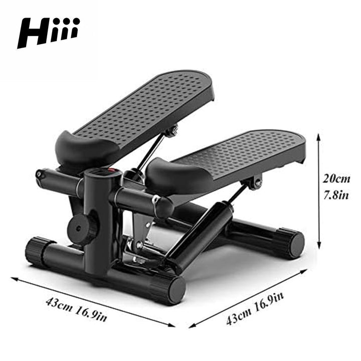 1pc hiii Steppers For Exercise At Home,Mini Stair Stepper 330 Lb Capacity,Workout Stepper Machine For Exercise,Mini Stepper With Resistance Bands