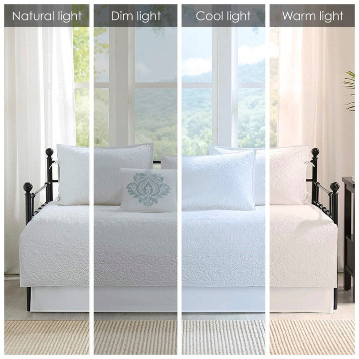 6 Piece Reversible Daybed Cover Set White Daybed