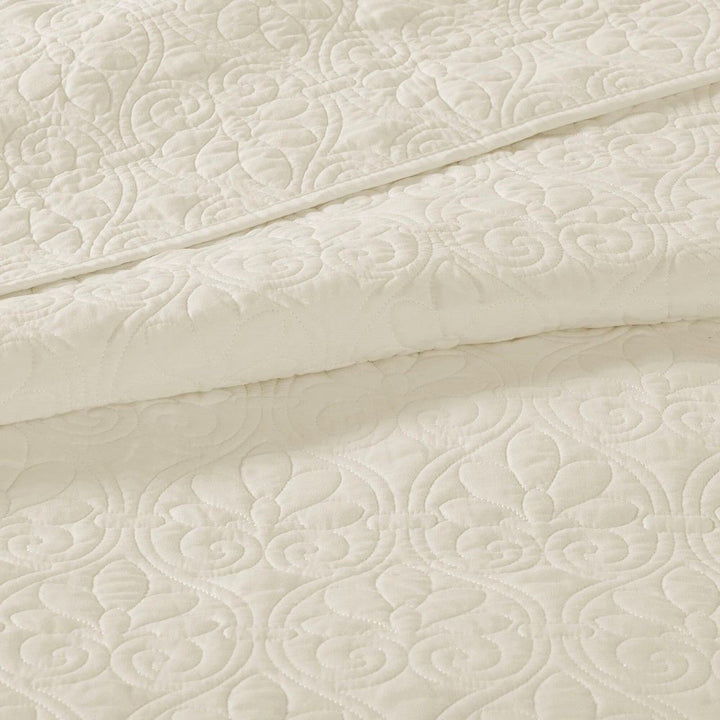 Reversible Quilt Set Cream Twin/Twin XL