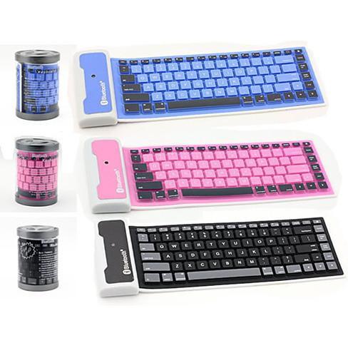 Type Out Of A Box With Flexible Silicone Bluetooth Keyboard