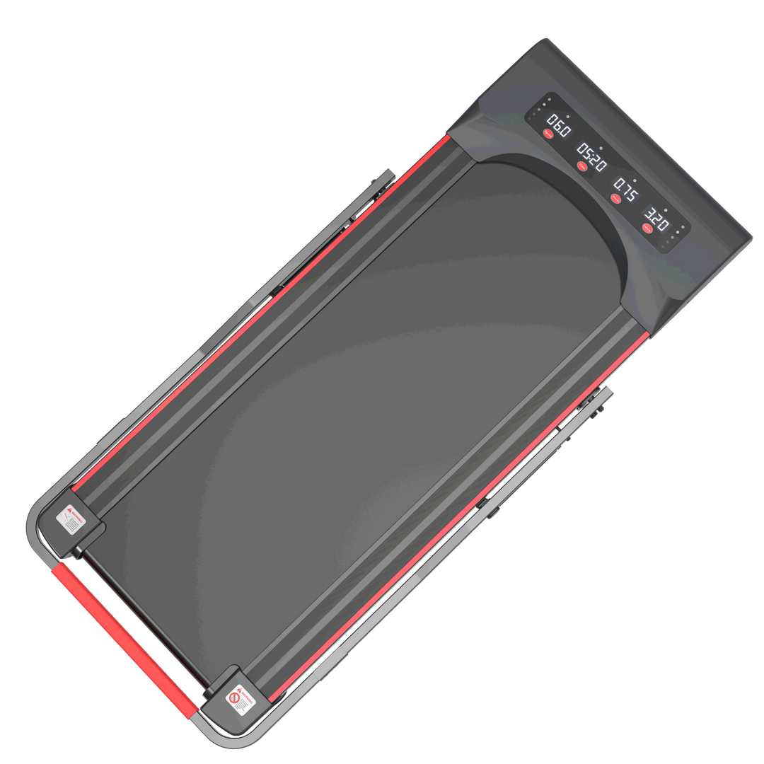 Under Desk Walking Pad Mini Treadmill with Handlebar Foldable