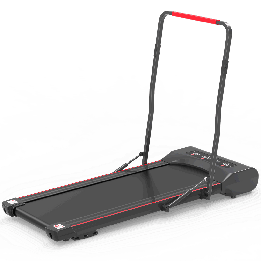 Under Desk Walking Pad Mini Treadmill with Handlebar Foldable