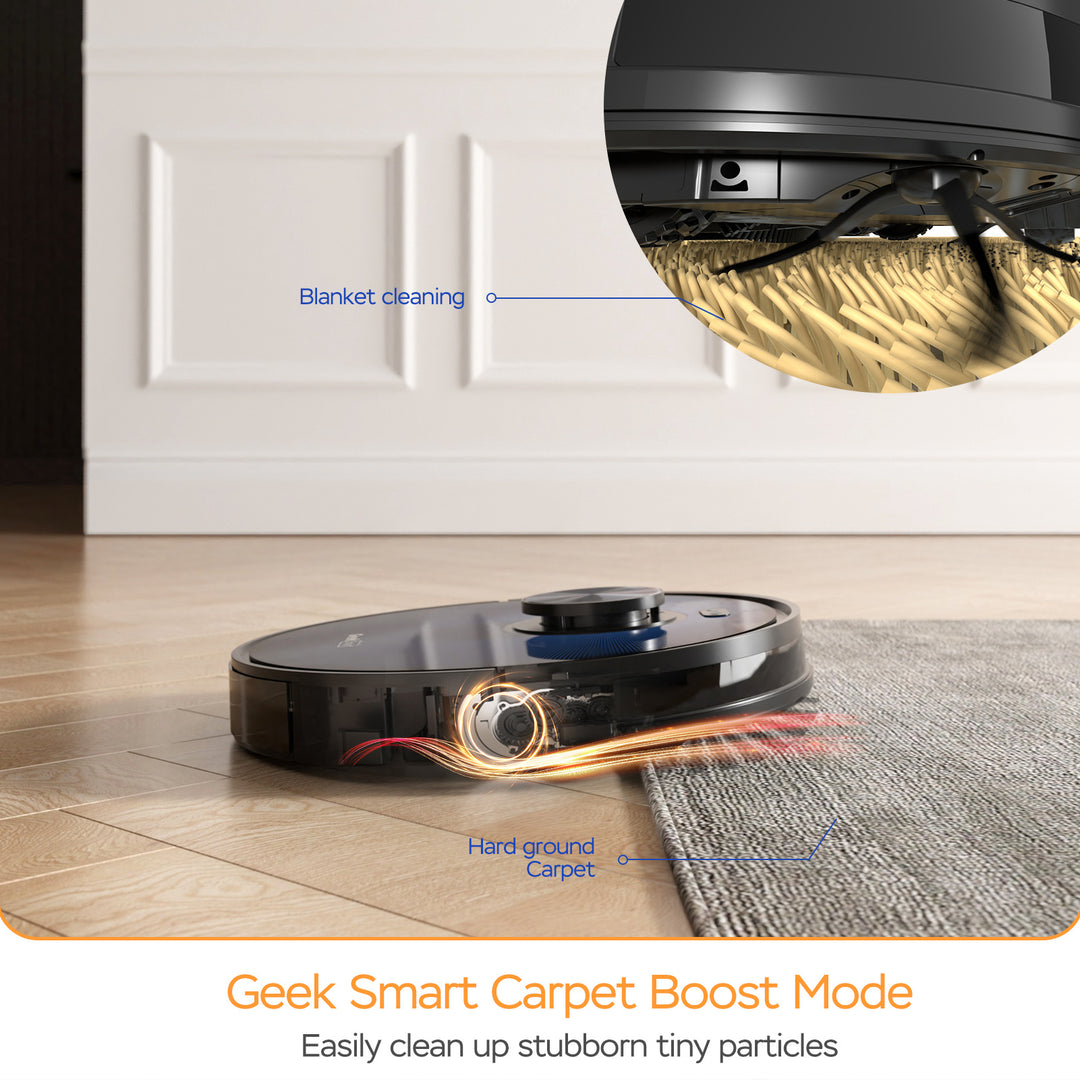 L7 Robot Vacuum Cleaner and Mop, LDS Navigation, Wi-Fi Connected APP, Selective Room Cleaning,MAX 2700 PA Suction