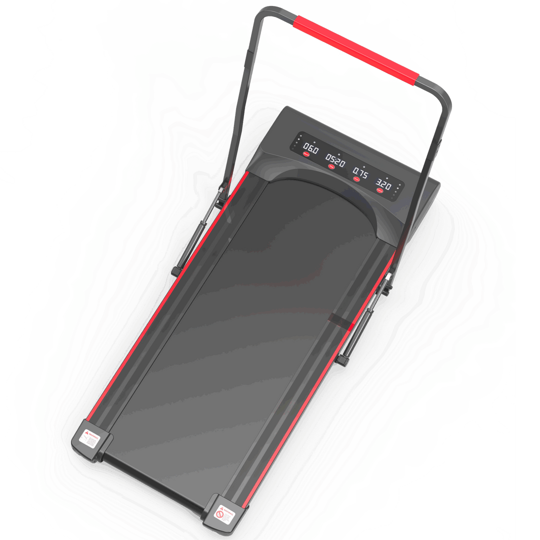 Under Desk Walking Pad Mini Treadmill with Handlebar Foldable