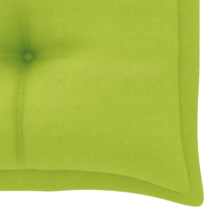 vidaXL Garden Bench Cushion Bright Green 39.4"x19.7"x 2.8" Fabric