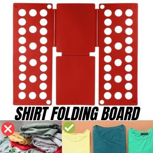 Clothes Folder Folding Board Laundry Organizer T-Shirt Fast Fold Storage For Kid